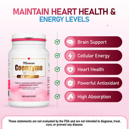 CoQ10 300mg | Energy & Heart Support