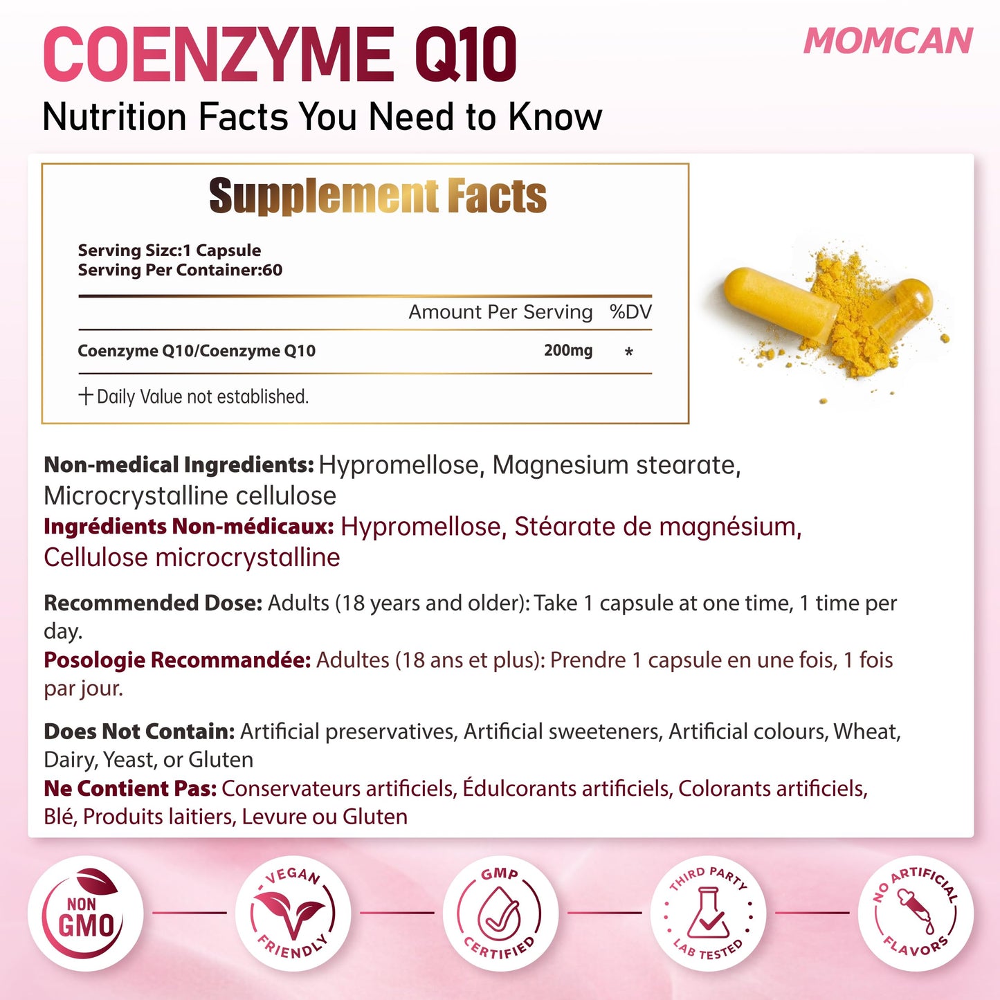 CoQ10 200mg | Energy & Heart Support