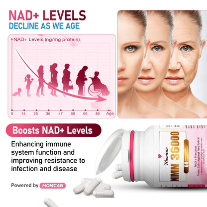 NMN 36000 Diamond | 600 mg | Cellular Energy & Healthy Aging